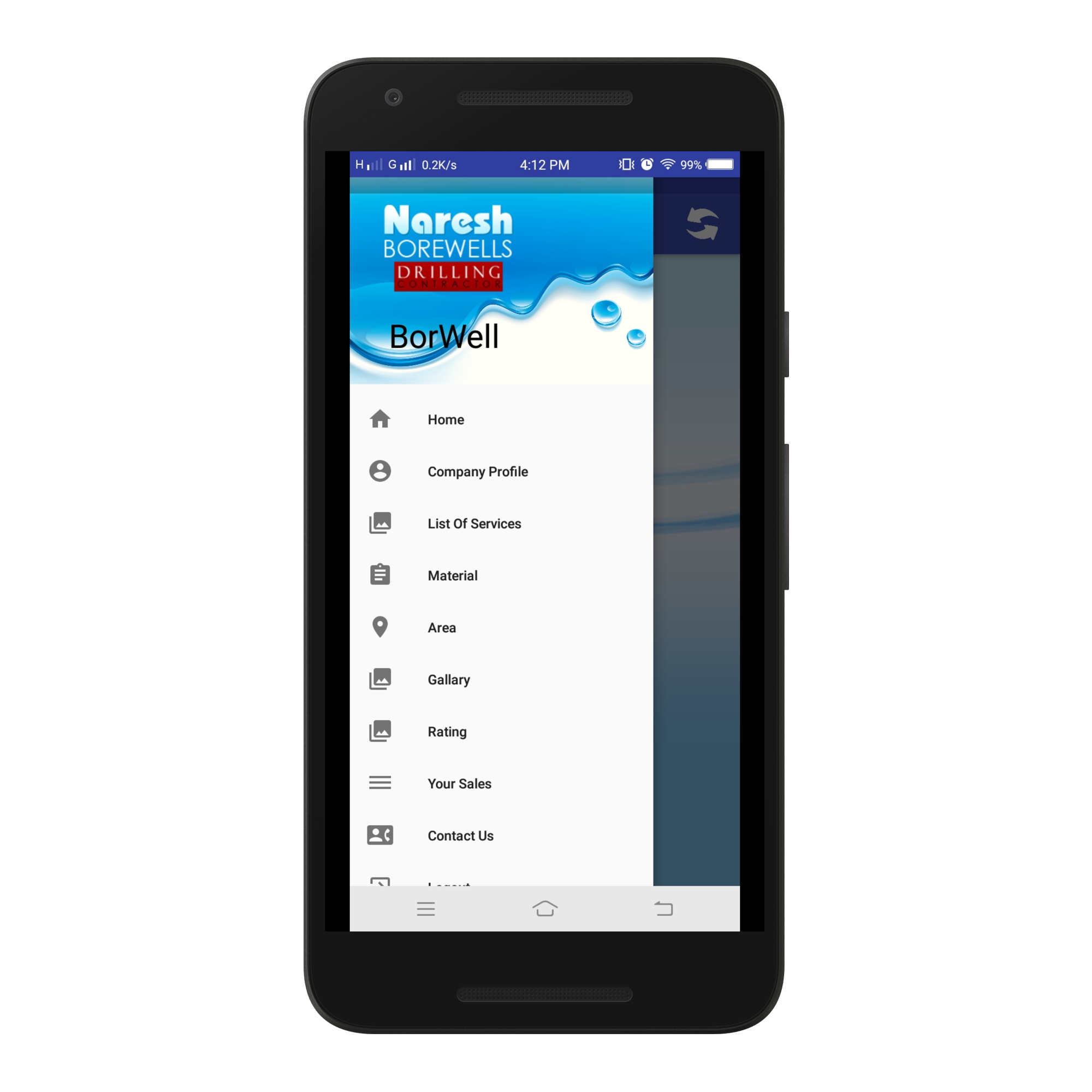 Naresh Borewell Mobile App